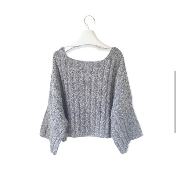 NWT Free People Oversized Cropped Sweater - Picture 15 of 16